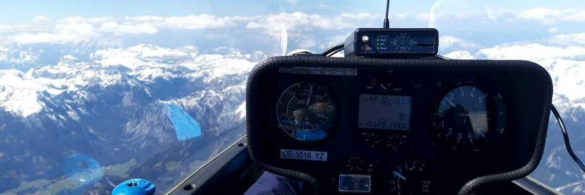 Flugwegposition um 12:16:28: Aufgenommen in der Nähe von Etmißl, 8622, Österreich in 3384 Meter